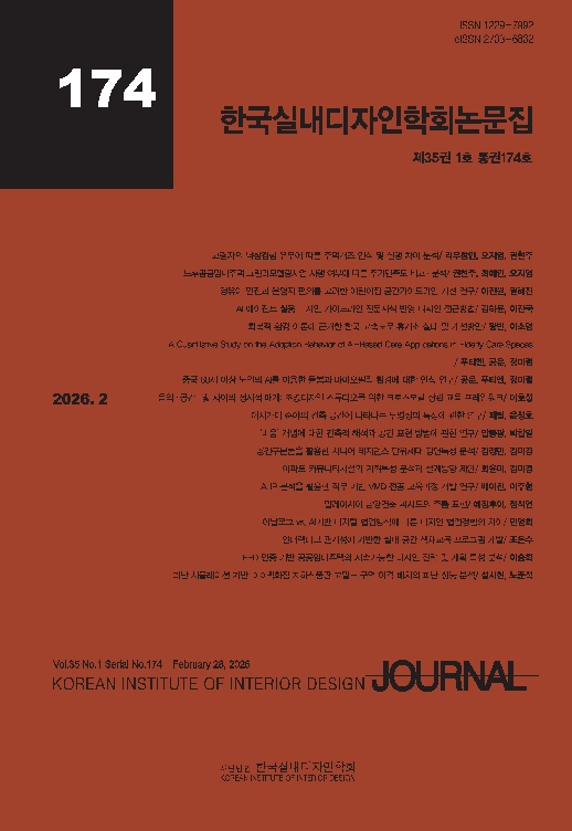 한국실내디자인학회 논문집